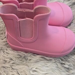 BearPaw Kids Pink Waterproof Slip-On Rain Boots